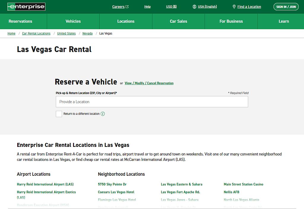 10 Best Car Rentals in Las Vegas in 2023 [For all Budgets!]